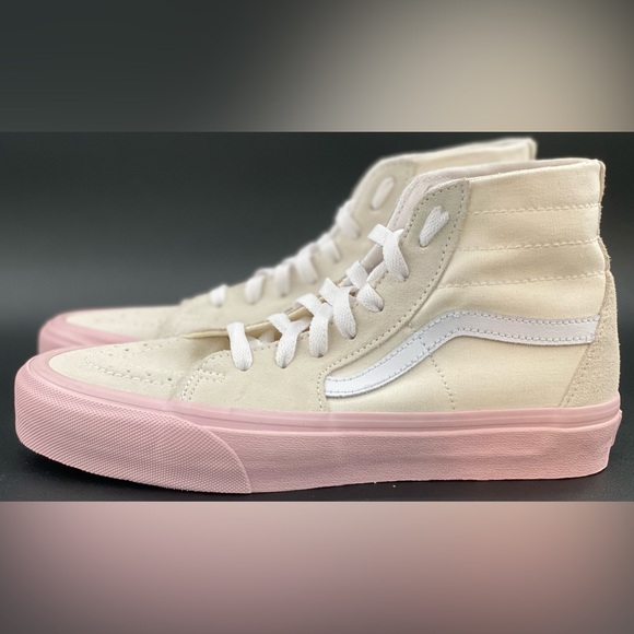 🔥🔥Cream/Pink/White SkateHigh Vans Brand New (Women’s Size 9)  (Men’s Size 7.5) - Picture 6 of 12